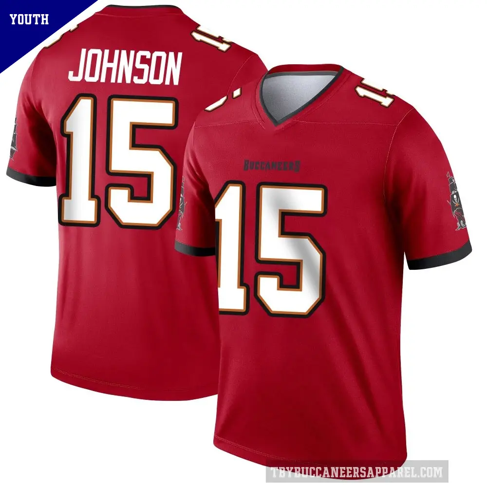 Youth Tampa Bay Buccaneers ＃15 Tez Johnson Red Legend Jersey